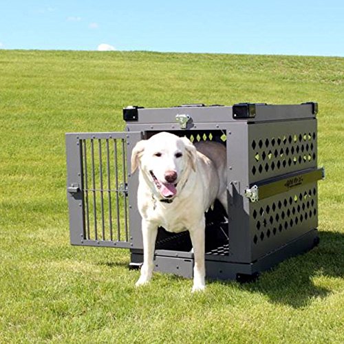 Impact Case Collapsible Dog Crate X Large Gray K9 Crates   Impact Case Collapsible Dog Crate X Large Gray 0 3 